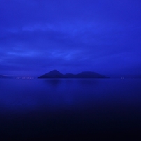 Calm deep blue