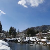 瑠璃光寺の雪