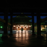 月夜に善光寺参り