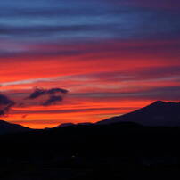 もっと赤い夕景