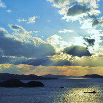 瀬戸内海 ＊ 夕暮れの時・・・