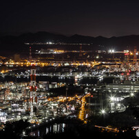 水島工場夜景2017