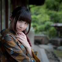 遠山涼音さん  四天王寺にて