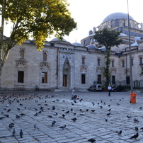 Beyazıt Camii_01　早朝のモスクと広場