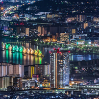 滋賀大津の夜景/縦