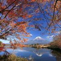 田貫湖の湖畔風景