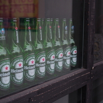 ビールなんです　空なんです