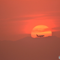 夕日