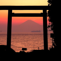 洲崎神社浜の鳥居