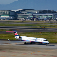 Taxi for departure・・福岡空港