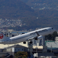 大阪空港の展望デッキにて２