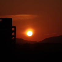 沈む夕日