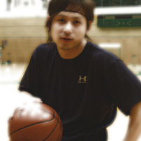 The face of the young warrior.