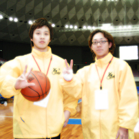 Two of the tournament staff.