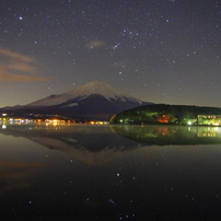 山中湖からの富士山