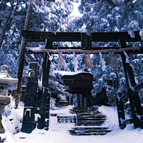愛宕神社の冬