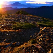 荒川三山へ