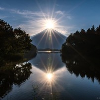 ダイヤモンド富士の写真 画像 写真集 写真共有サイト Photohito