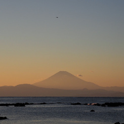 岡崎海岸の夕景　2020/12/21-1