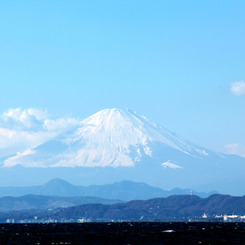 江ノ島から富士山