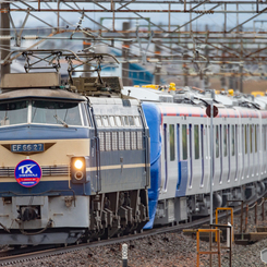 2020.1.26 EF66 27 甲種輸送つくばエクスプレス