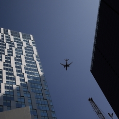 渋谷駅上空