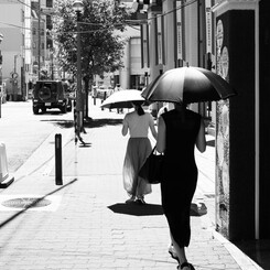 日傘の美人さん(2)