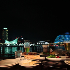夜景に酔いしれて