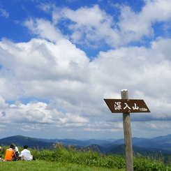 深入山山頂