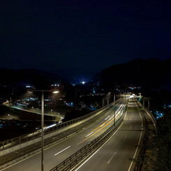 夜の橋@color