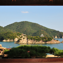 額の中の絶景