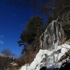 冬の乙女滝　１