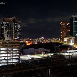 Night view of Umeda