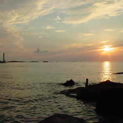 諸磯湾　暮色