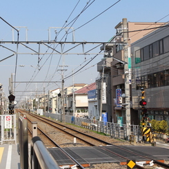 踏切のある風景・・・