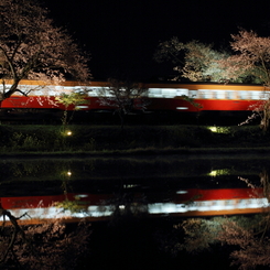 桜駅、発車