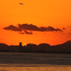 飛行機・雲