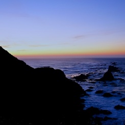 夜明け前の襟裳岬