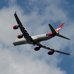 virgin A340-642 離陸