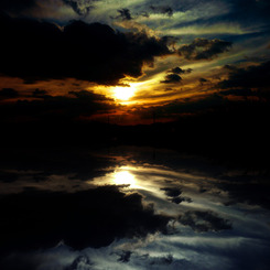 reflected sunset