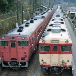 待ち合わせ。(保津峡駅)