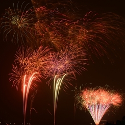 ☮　休憩タイム（163）花火　☮　