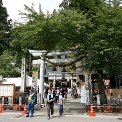 五箇山・麦屋まつり　地主神社