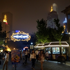 中国の旅　天津の夜