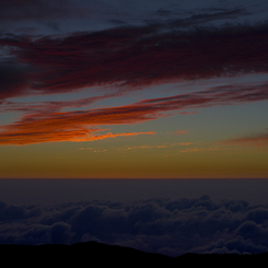 大台ケ原の夜明け