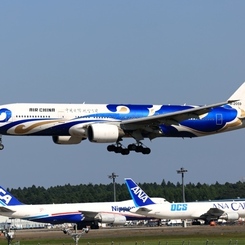 Air China 777-200  着陸　