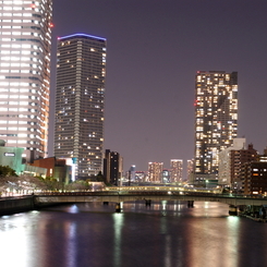 Night view In Tsukishima [月島の夜景]