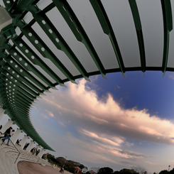 The sky in port