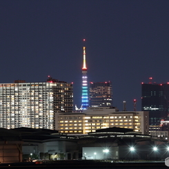 若洲海浜公園からの夜景