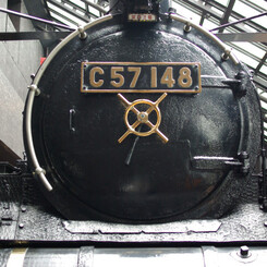 九条・機関車　展示C57148  №3